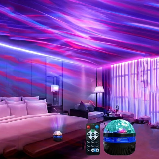 LED Starry Galaxy Projector Light RGB Smart Remote Control Star Aurora