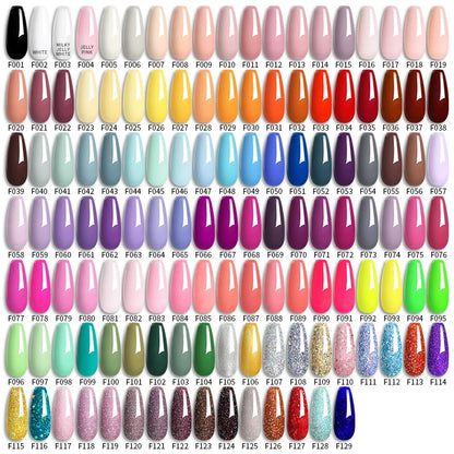 LILYCUTE 129 Colors 7ML Nail Gel Polish Nail Supplies Vernis Semi