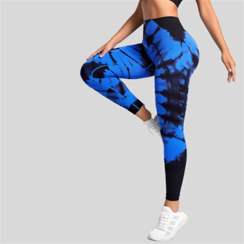 Seamless Leggings for Women Fitness Yoga Pants High Waist Tie Dye