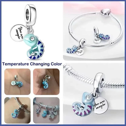 2024 Hot Sale New in Silver Color Ocean Collection Charm Firefly Beads