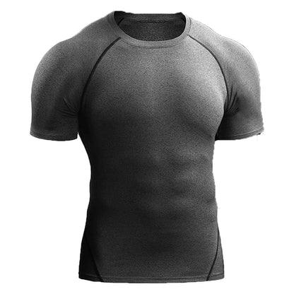 2024 Compression T Shirt Men Summer Sportswear Running T-shirt Elastic