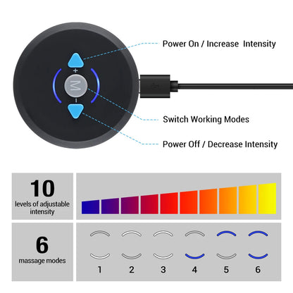 Eletric Muscle Stimulator Abdominal Massager Abs Fitness Equipment Fat