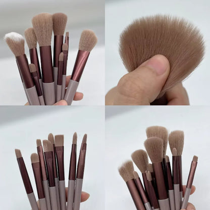 13 PCS LOT Makeup Brushes Set Eye Shadow Foundation Women Cosmetic