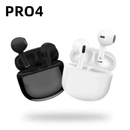 Pro4 TWS Bluetooth Earphone 9D Stereo Wireless Headphone In-Ear HiFi