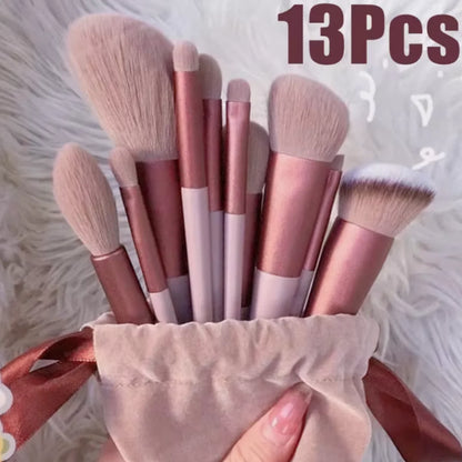 13 PCS LOT Makeup Brushes Set Eye Shadow Foundation Women Cosmetic