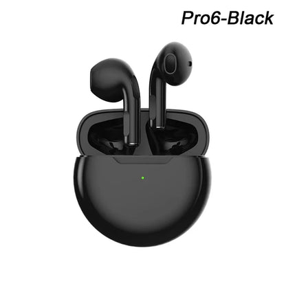 Original Pro 6 TWS Wireless Bluetooth Earphones Headphones Mini Fone