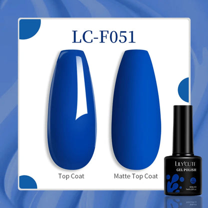 LILYCUTE 129 Colors 7ML Nail Gel Polish Nail Supplies Vernis Semi