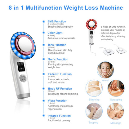 Ultrasonic Cavitation EMS Fat Burner Body Slimming Machine Weight Loss