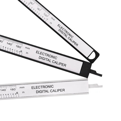 150mm 100mm Electronic Digital Caliper Carbon Fiber Dial Vernier