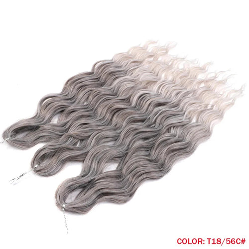 Synthetic Anna Hair Loose Deep Wave Braiding Hair Extensions 24 Inch