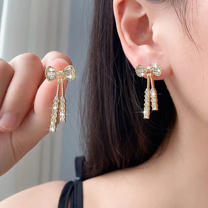 Earrings For Women Rhinestone Women Pendients Korean Design Fashion