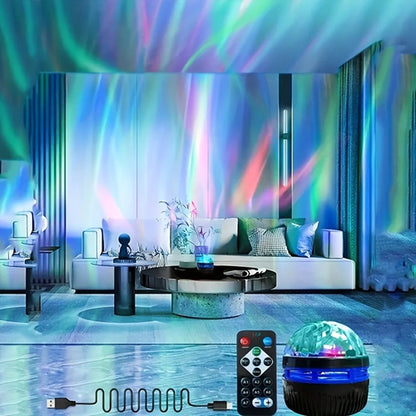 LED Starry Galaxy Projector Light RGB Smart Remote Control Star Aurora