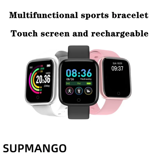 Multifunctional Sports Bracelet Rechargeable Touch Screen Thin And