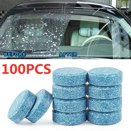 Solid Cleaner Car Windscreen Cleaner Effervescent Tablet Auto Wiper