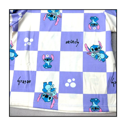 Spring Autumn Children's Clothing Sets Stitch Cartoon Boy Sleepwear