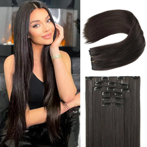 Clip In Hair Extensions Hair Extensions Thick Long Lace Weft