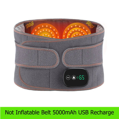 Heat Therapy Lumbar Brace Support Massager Waist Massager Back Belt