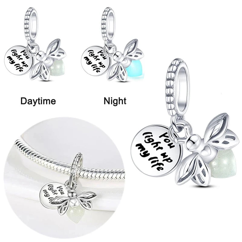 2024 Hot Sale New in Silver Color Ocean Collection Charm Firefly Beads