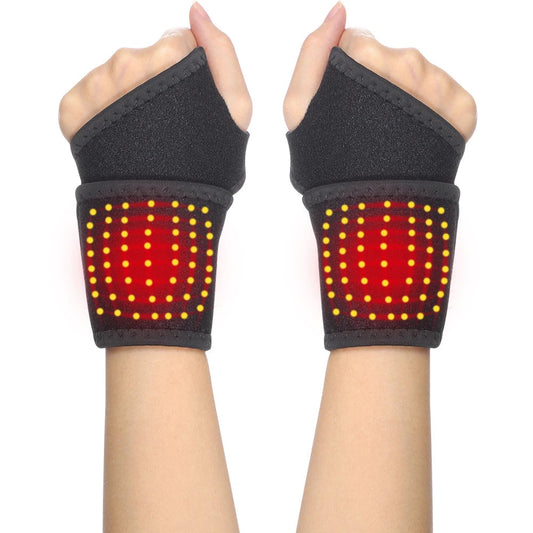 Heating Foam Wristbands Wrapped Joint Self-Heating Wrist Support Brace