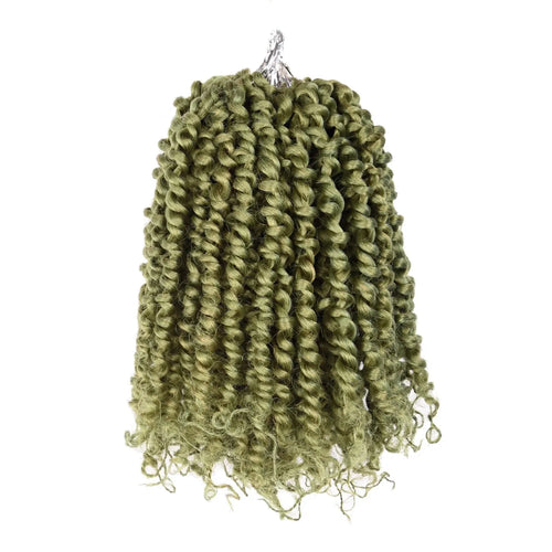 8 Inch Pre-twisted Passion Twist Crochet Hair for Black Women Crochet