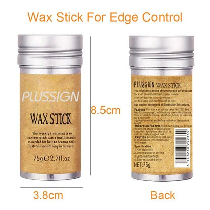 75g Broken Hair Artifact Hair Wax Stick Gel Cream Styling Hair Frizz