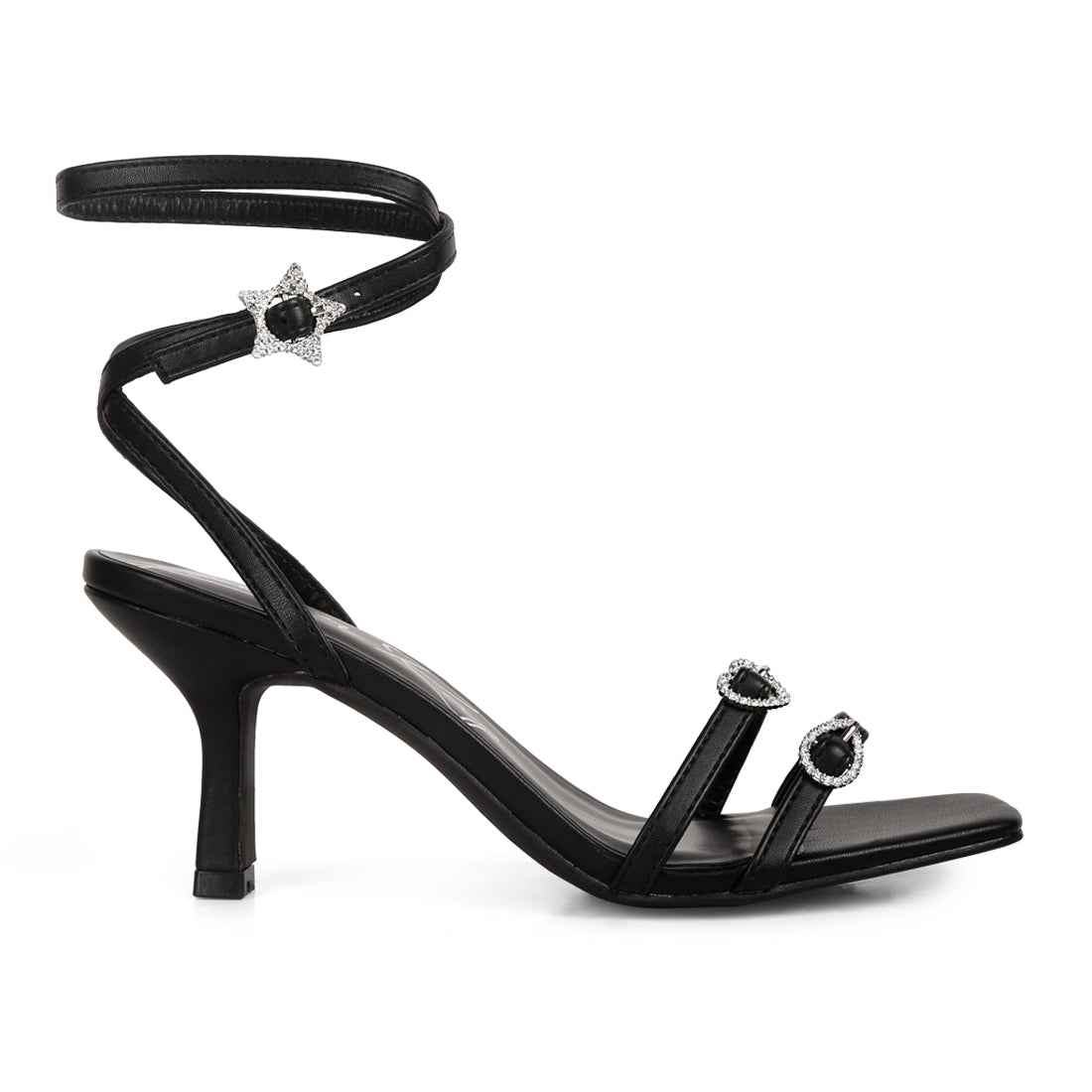 Buckle High Heel Sandals