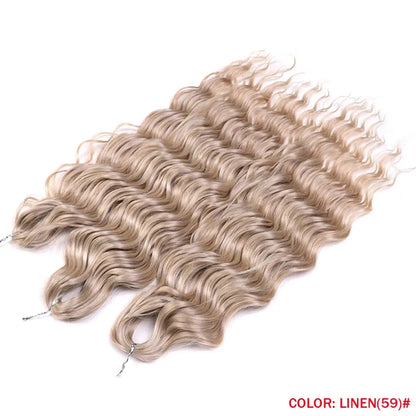 Synthetic Anna Hair Loose Deep Wave Braiding Hair Extensions 24 Inch