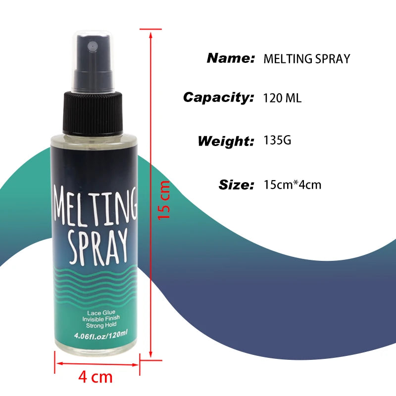 Plussign Liquid Lace Glue 120Ml Melting Spray For Install Wigs Toupee