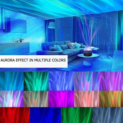 LED Starry Galaxy Projector Light RGB Smart Remote Control Star Aurora