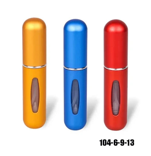 Solid Color 5ml Bottom Flush Rechargeable Perfume Bottle Sprayer Small