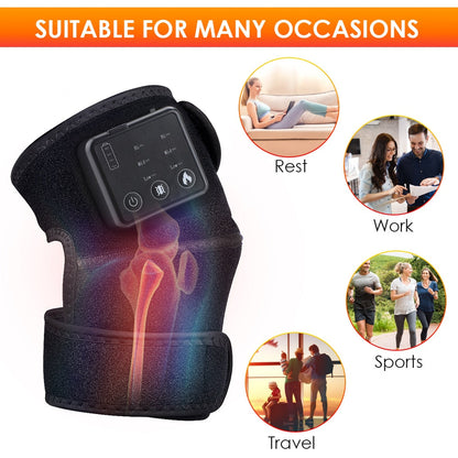 Electric Infrared Heating Knee Massager Knee Brace For Arthritis