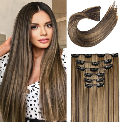 Clip In Hair Extensions Hair Extensions Thick Long Lace Weft