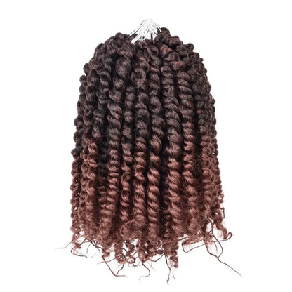 8 Inch Pre-twisted Passion Twist Crochet Hair for Black Women Crochet