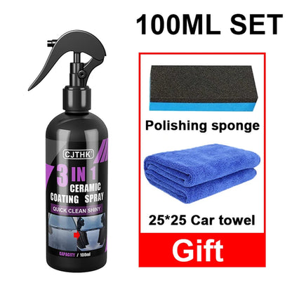 3 In 1 Car Ceramic Nano Coating Liquid Coatin Nano Crystal Hydrophobic