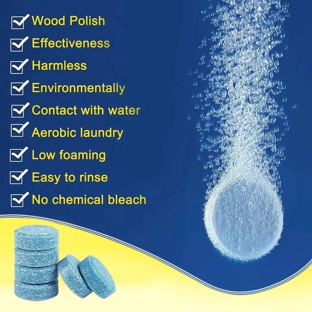 Solid Cleaner Car Windscreen Cleaner Effervescent Tablet Auto Wiper