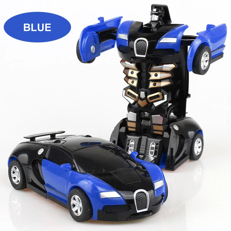 Transforming Robot With One Click Automatic Shape Conversion Boy Gift