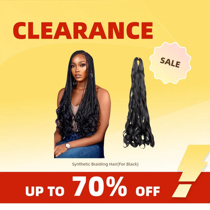 Clearance_Synthetic Braiding Hair(For Black)_Continuous updates