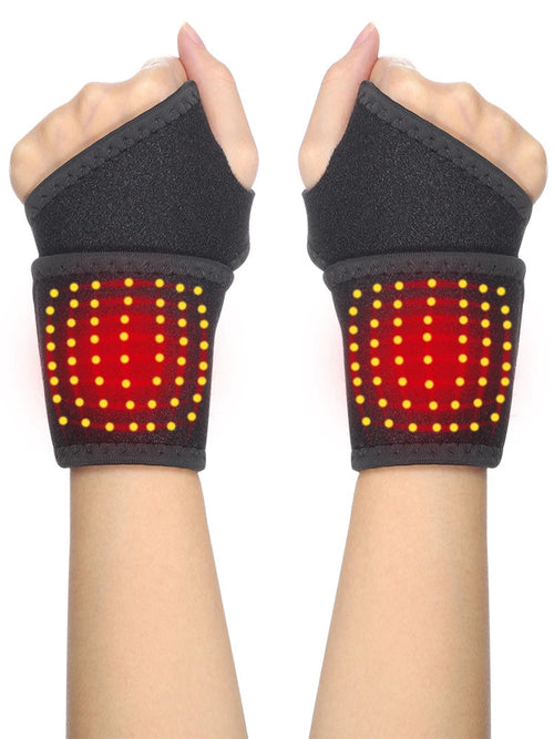 Heating Foam Wristbands Wrapped Joint Self-Heating Wrist Support Brace