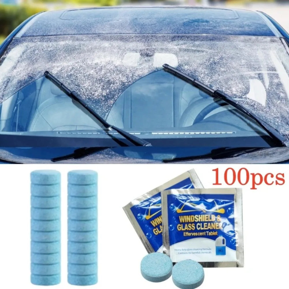 Solid Cleaner Car Windscreen Cleaner Effervescent Tablet Auto Wiper