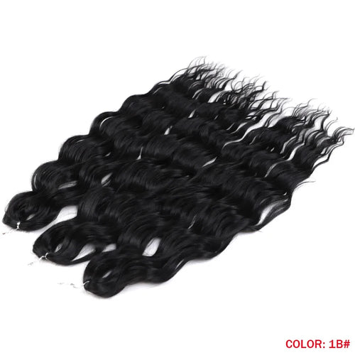 Synthetic Anna Hair Loose Deep Wave Braiding Hair Extensions 24 Inch