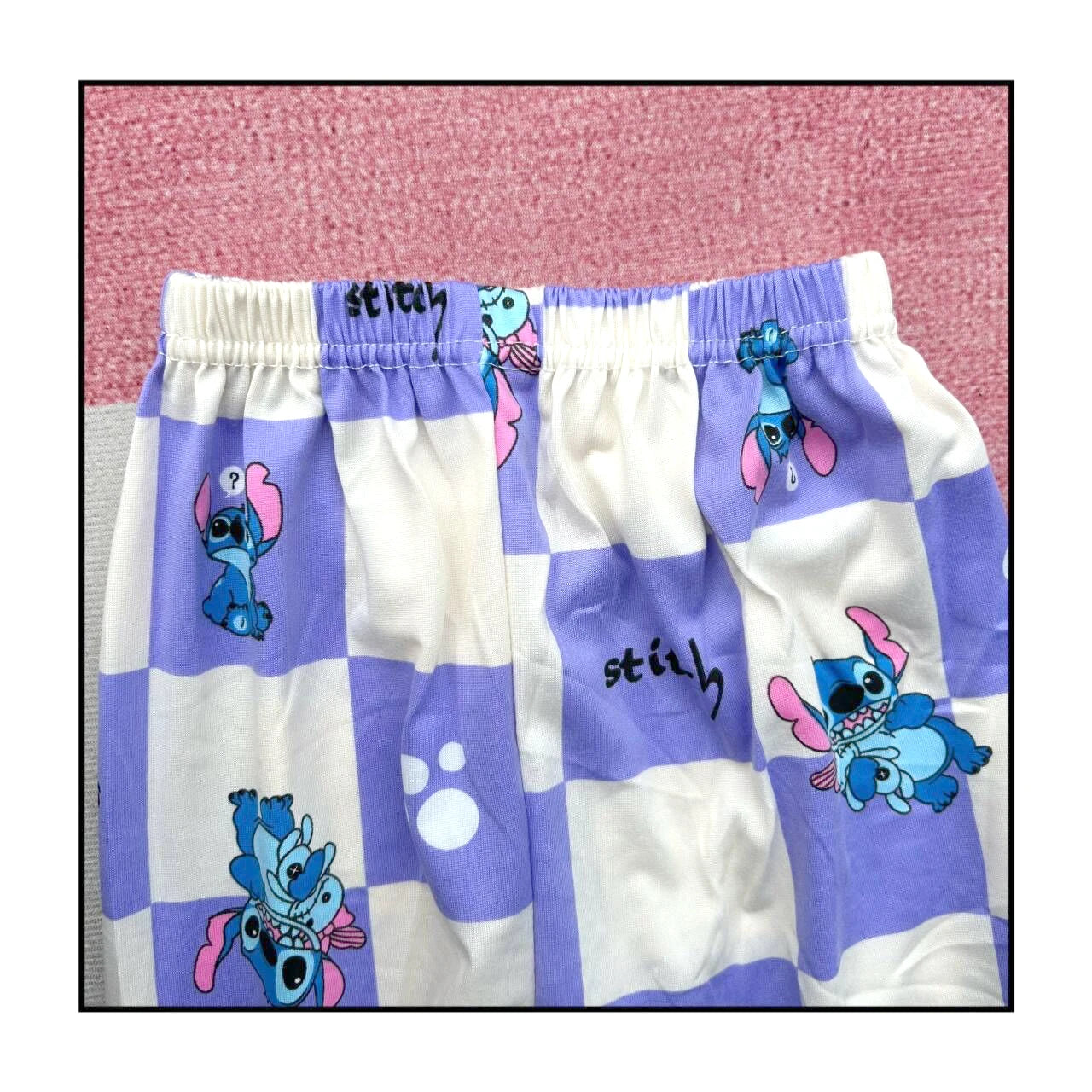 Spring Autumn Children's Clothing Sets Stitch Cartoon Boy Sleepwear