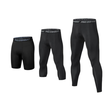 Mens Compression Pants Tights Cool Dry Leggings Sports Baselayer