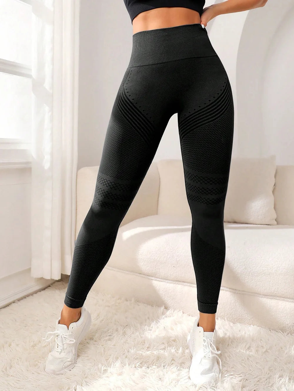 Sports Pants With Sexy Lines Lifting Buttocks Sports Tight Pants