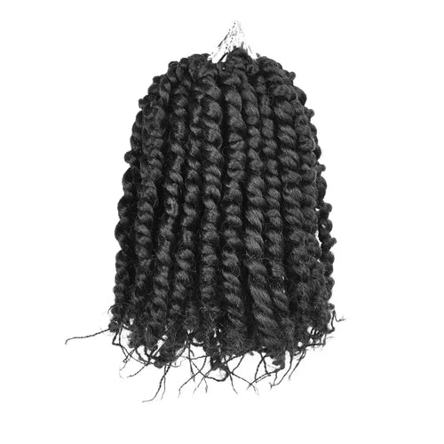 8 Inch Pre-twisted Passion Twist Crochet Hair for Black Women Crochet