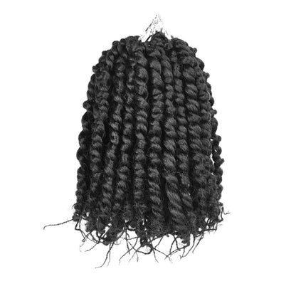 8 Inch Pre-twisted Passion Twist Crochet Hair for Black Women Crochet