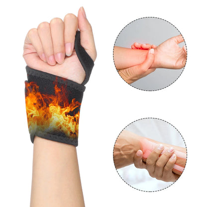 Heating Foam Wristbands Wrapped Joint Self-Heating Wrist Support Brace