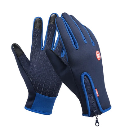 Winter Thermal Warm Full Finger Gloves Touchscreen Unisex for Outdoor