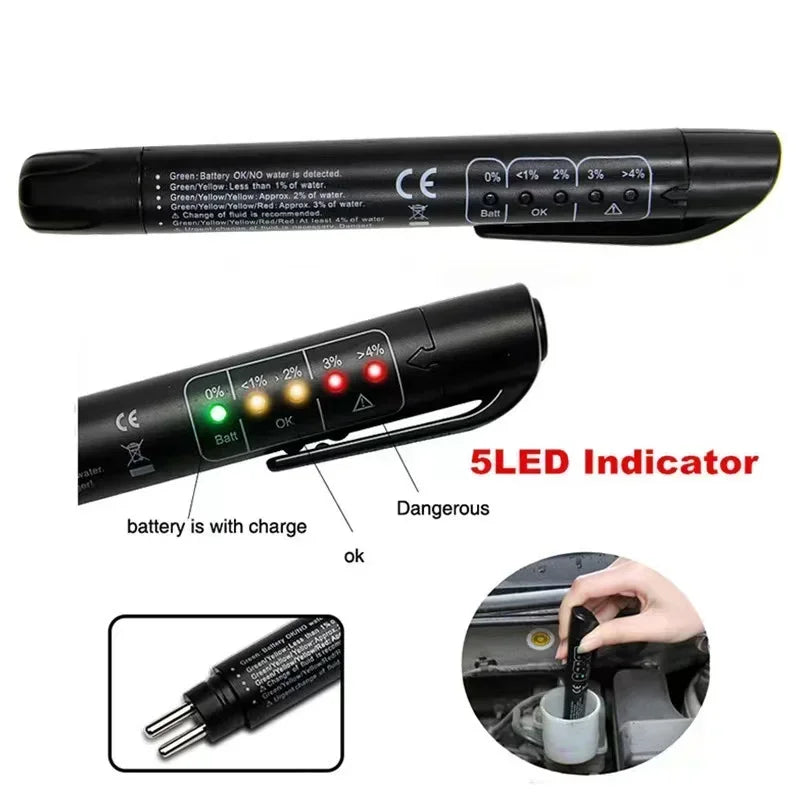 Accurate Oil Quality Check Pen Universal Brake Fluid Tester Car Brake