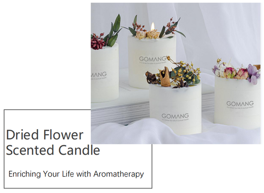 Flower candle