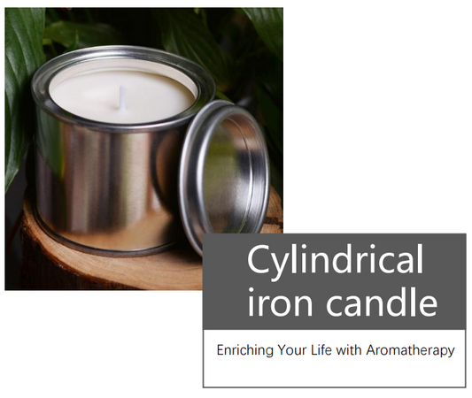 Cylindrical iron candle